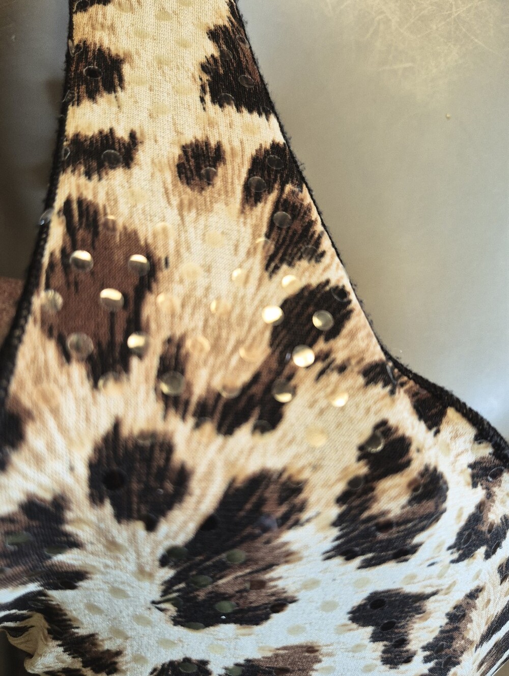 Leopard-Print Scoop Neck Camisole in Brown - Picture 5 of 16